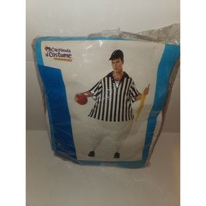 California Costume Referee Adult Men Occupations halloween outfit 00978